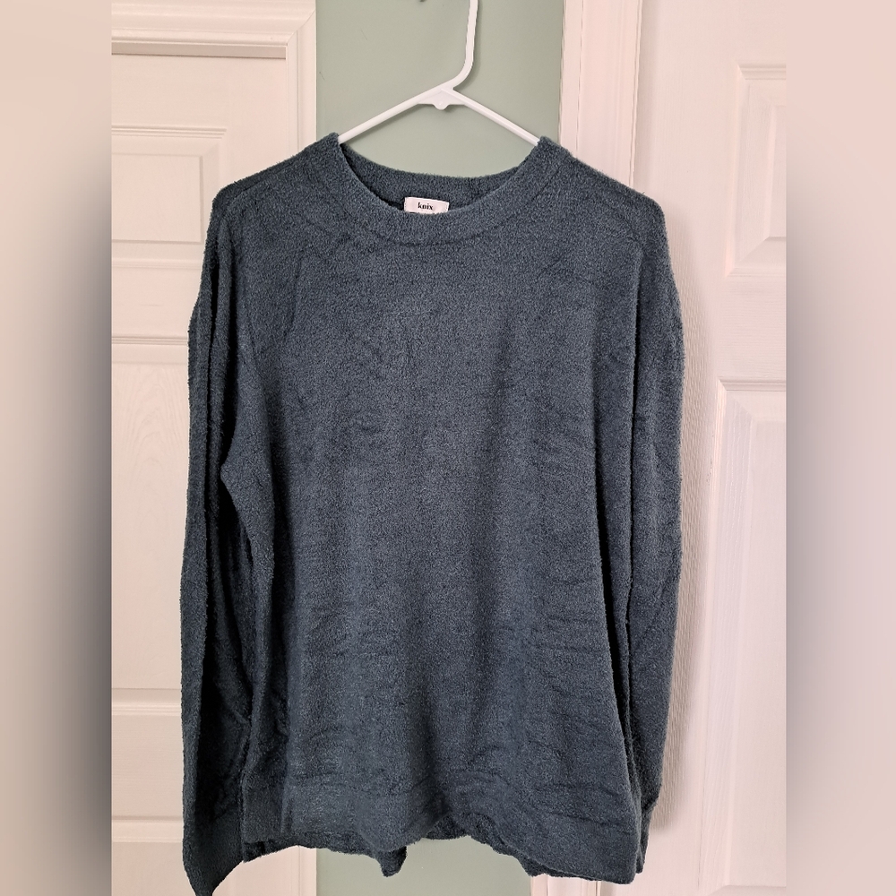 Knix Casual Blue Knit Sweater